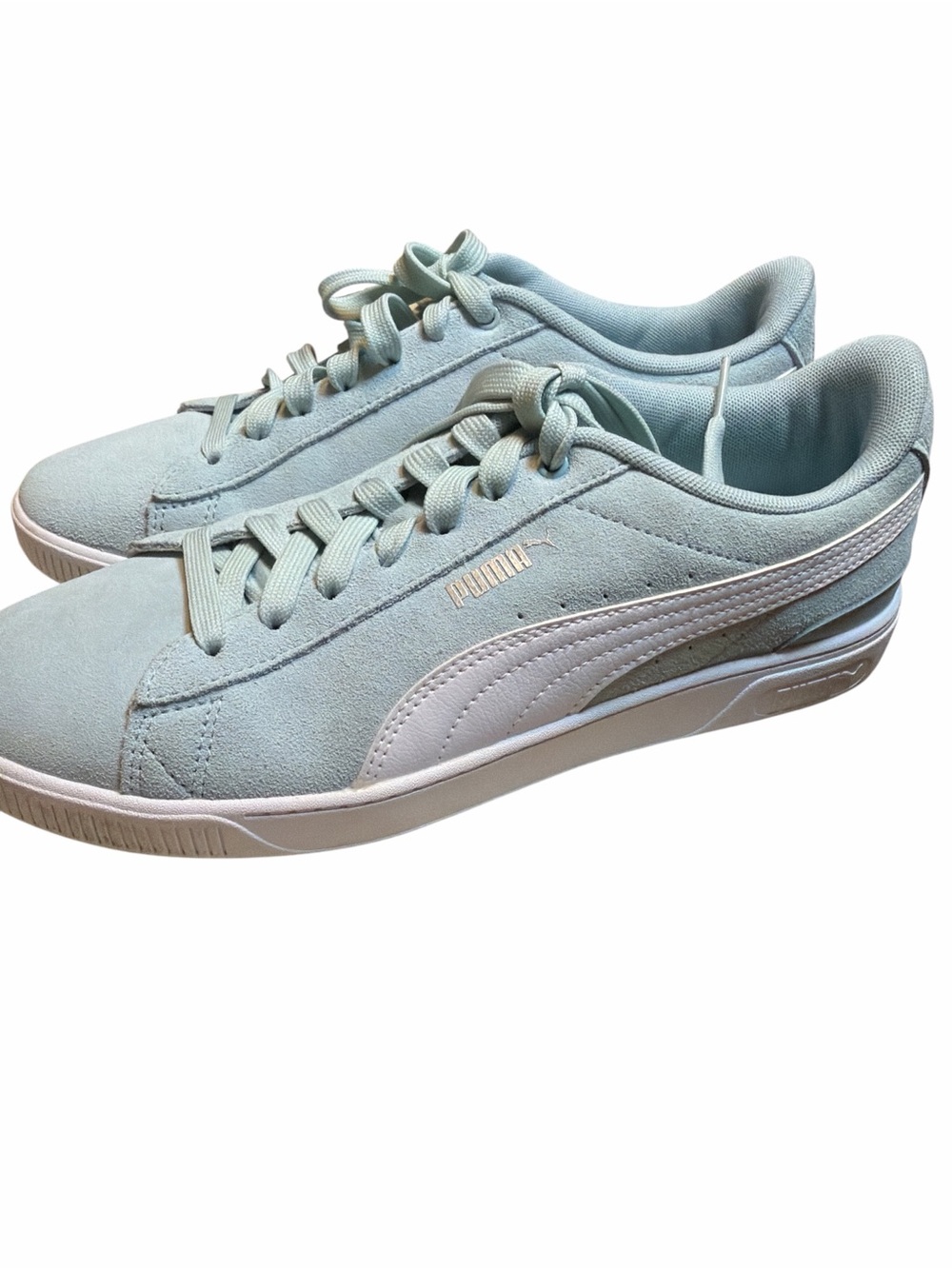 PUMA Vikky V3 Imprints Women's Sneakers - Mint & White - Picture 4 of 8